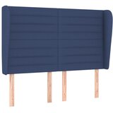  Uzglavlje s ušima plavo 147x23x118/128 cm od tkanine | shoptok.hr