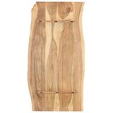 Stolna ploča od masivnog bagremovog drva 118 x (50-60) x 2,5 cm | shoptok.hr
