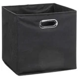 Five kutija za odlaganje 31x31x31cm karton polipropilen tamno siva