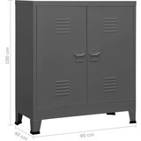vidaXL Industrijski ormarić za spise antracit 90 x 40 x 100 cm čelični | shoptok.hr