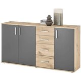 CARRYHOME komoda, siva, barve hrasta Cene