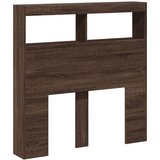 Ormarić za uzglavlje LED boja smeđeg hrasta 100x17x102 cm | shoptok.hr