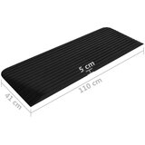 vidaXL Prilazna rampa 110 x 41 x 5 cm gumena | shoptok.hr