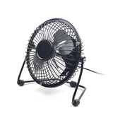 Namizni USB ventilator 4'' črn, (20442599)