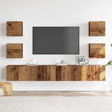 vidaXL 6-dijelni zidni set TV ormarić konstruirano drvo | shoptok.hr