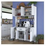 Hanah home Komoda s ladicama JE177 3423, 120x184.2x40 cm, Bijela | Eponuda.ba