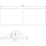  Brtva za garažni pod Crna 112 x 20 mm 12 m EPDM guma | shoptok.hr