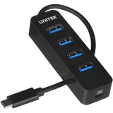 HUB USB-C 4XUSB-A 3.1, ACTIVE, 10 WATT,H1117B