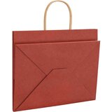 Papirnate vrećice 250 kom s ručkama crvene 32x22x24 cm | shoptok.hr