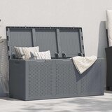  Vrtna kutija za pohranu siva od PP ratana 270 L | shoptok.hr