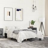 vidaXL Okvir kreveta crni 120 x 200 cm od konstruiranog drvo i metal Cijene