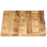 Stolna ploča sa živi rub 110x60x2,5cm masivno grubo drvo manga | shoptok.hr