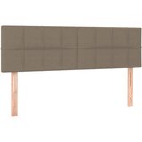 box spring s madracem LED smeđesivi 140x190 cm tkanina | shoptok.hr