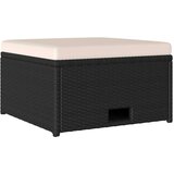  Vrtna sedežna garnitura z blazinami 4-delna poli ratan črna, (20680520) | Shoptok.si