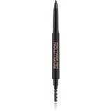 Revolution Duo Brow Definer natančen svinčnik za obrvi s čopičem 0,15 g odtenek Medium Brown | Shoptok.si