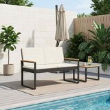  Vanjska klupa Crna i krem-bijela 107 x 61 x 80 cm poliratan | Eponuda.com