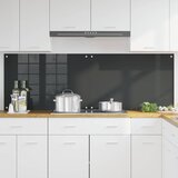 Kuhinjski zid 2 pcs Tamno siva 90 x 60 cm | shoptok.hr