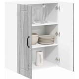 vidaXL Stenska kuhinjska omarica s polico Siva Sonoma 60 x 31 x 80 cm | Shoptok.si