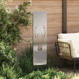  Privatnost u vrtu Srebrno 32 x 140 cm Nehrđajući čelik | shoptok.hr