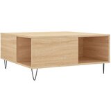 vidaXL Stolić za kavu boja hrasta 80x80x36 5 cm konstruirano drvo | shoptok.hr