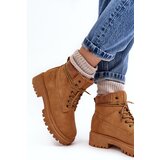 Cross Jeans Women's Quilted Trapper Boots Camel | ePonuda.com