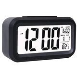 VERK_GROUP LED črna digitalna budilka in termometer, (20391289) | Shoptok.si