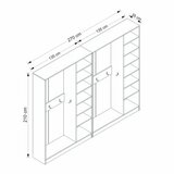 Woody Fashion noah - 8236 white hall stand | ePonuda.com