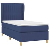  Krevet s oprugama i madracem plavi 80x200 cm od tkanine | shoptok.hr
