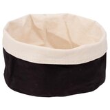 Aps KOŠARA ZA KRUH BOMBAŽNA, BEŽ/ČRNA, 17 X 11 CM, 1 CM, (5000091531) | Shoptok.si
