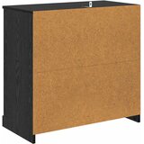 Komode 2 pcs Crni hrast 70 x 35,5 x 67,5 cm Konstruirano drvo | shoptok.hr