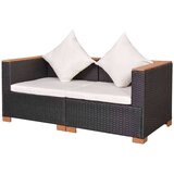  Sofa od poliratana crna | shoptok.hr