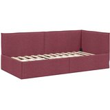  Kutni okvir kreveta Vinska crvena 80 x 200 cm tkanina | shoptok.hr