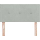 vidaXL LED Uzglavlje s gumbima svijetlosivo 80 cm baršun | shoptok.hr