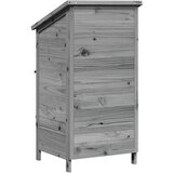  Vrtna Šupa Siva 59 x 56 x 113,5 cm Konstruirano drvo | shoptok.hr