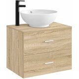  Umivaonik za kupaonicu Mat Crna 44 x 44 x 16 cm Metal | shoptok.hr