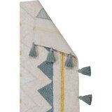 Lorena Canals Preproga iz bombaža Azteca Natural Vintage Blue - 140x200 cm | Shoptok.si