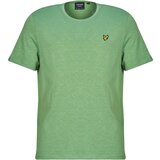 Lyle & Scott Majice s kratkimi rokavi Slub T-Shirt Zelena | Shoptok.si