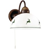  Kolarz 731.61.100 - Zidna lampa NONNA 1xE27/75W/230V braon/jelenja zelena | Eponuda.com