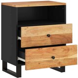  Noćni ormarić 50x33x62 masivno drvo bagrema i konstruirano drvo | shoptok.hr