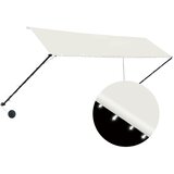 Tenda na uvlačenje s LED svjetlima 350 x 150 cm krem | shoptok.hr