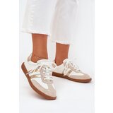 Boto Low Leather Women's Sneakers White-Gold Ismina | shoptok.hr