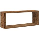 Zidne kockaste police 4 kom Staro drvo 60x15x23 cm | shoptok.hr