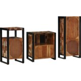 vidaXL Komplet pohištva za kopalnico 3 pcs Trden recikliran les | Shoptok.si