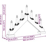 Most sa božićnim svijećama Bijelo 39.5 x 5 x 29 cm | shoptok.hr