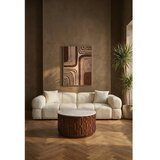 Premier Housewares Okrugao stolić za kavu s mramornom pločom u prirodnoj boji ø 70 cm Torcino – | shoptok.hr