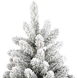 vidaXL Umjetno božićno drvce Zelena i bijela 300 cm PVC i metal | shoptok.hr