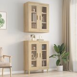 The Living Store Viseča stenska omarica sonoma hrast 69,5x34x90 cm - Viseča Stenska Omarica, (21436318) Cene