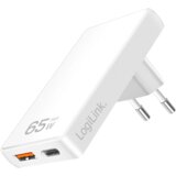 Logilink punjač USB AF, USB CF type C, PD 65W, slim, bela | Eponuda.com