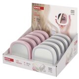  Žepno kozmetično ogledalo s svetlobo LED, 10 kos, display box 10/1 Cene