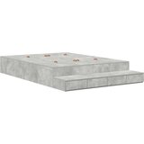  Postelja z dodatnim prostorom za shranjevanje Betonsko siva 150x200 cm, (22103234) | Shoptok.si